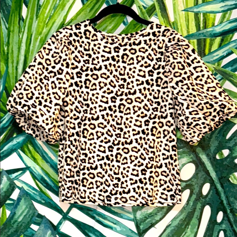Leopard Print Women's Top